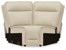 Double Deal - 4-Piece Power Reclining Sectional - Almond