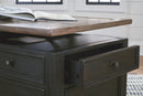 Tyler Creek - Lift Top Cocktail Table - Grayish Brown / Black