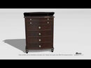  Furniture of America Europa 5-Drawer Chest CM7389C EXTERNAL_VIDEO 1
