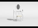  Furniture of America Harriet 7-Drawer Vanity Set CM-DK6845WH EXTERNAL_VIDEO 1
