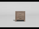  Furniture of America Enrico 2-Drawer Nightstand CM7068GY-N EXTERNAL_VIDEO 1