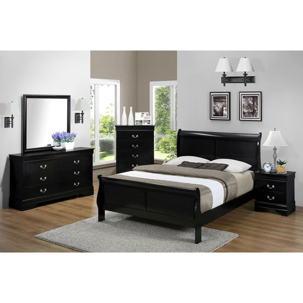 Crown Mark Louis Philip B3950 7 pc Queen Sleigh Bedroom Set IMAGE 1