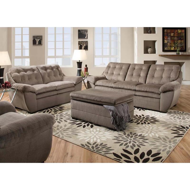 Acme Furniture Devyn Stationary Fabric Loveseat 51021 IMAGE 2