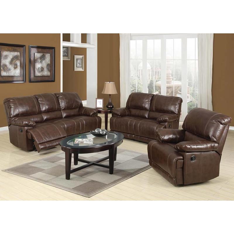 Acme Furniture Daishiro Reclining Bonded Leather Match Sofa 50745 IMAGE 2