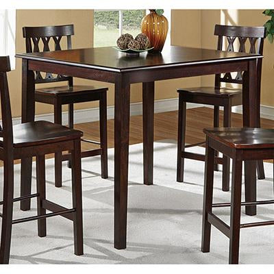 Poundex Square Counter Height Dining Table F2259-T IMAGE 1
