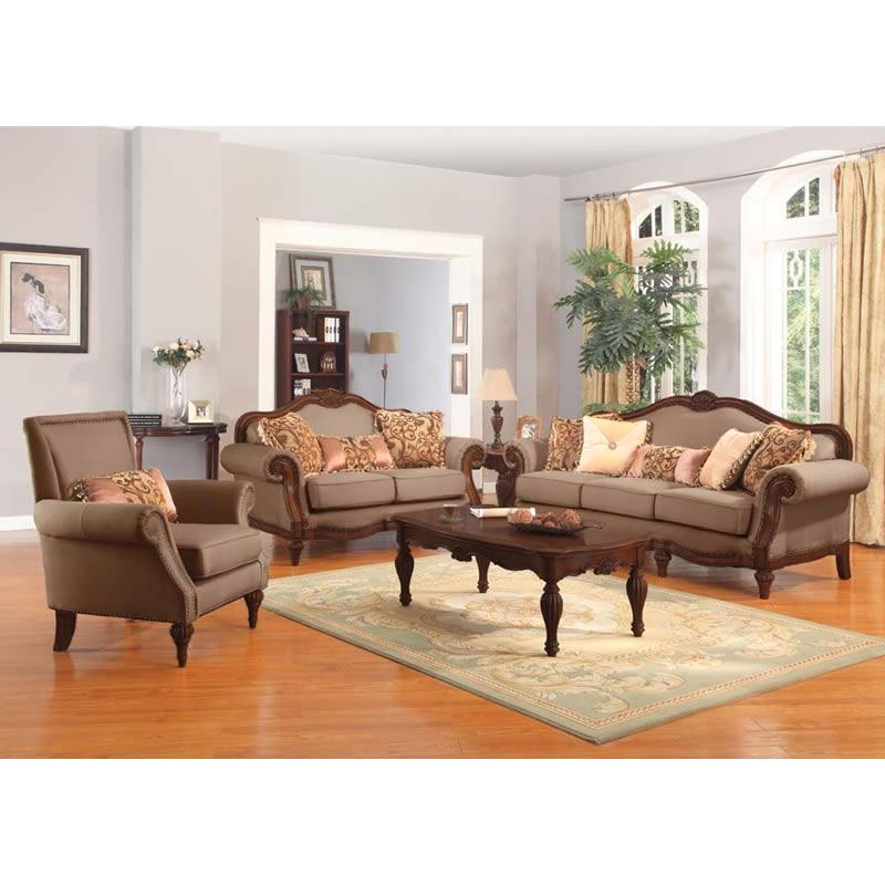 Acme Furniture Archaise Stationary Fabric Sofa 50675 IMAGE 2