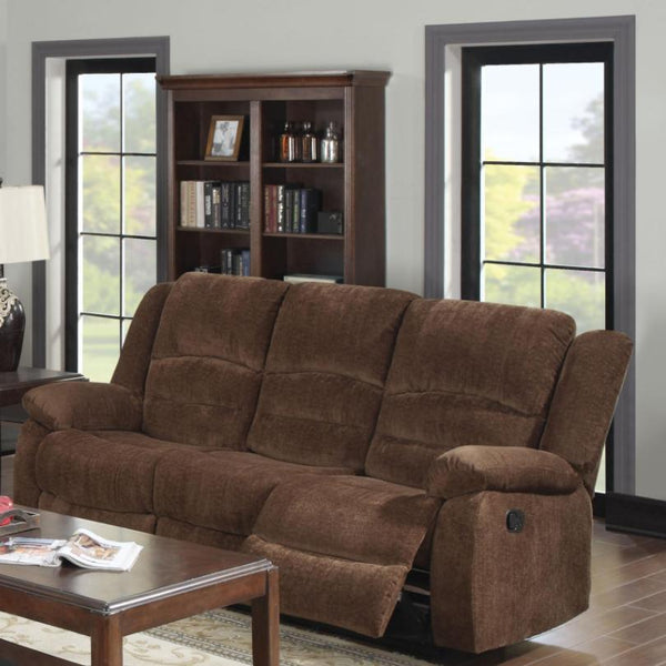 Acme Furniture Bailey Reclining Fabric Sofa 51025 IMAGE 1