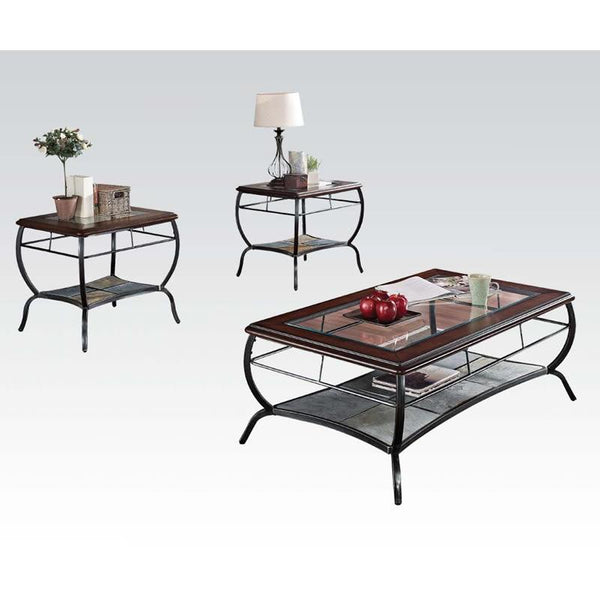 Acme Furniture Nansen Occasional Table Set 80098 IMAGE 1