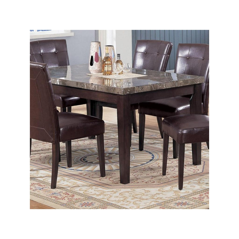 Acme Furniture Danville Dining Table with Faux Marble Top 07058 IMAGE 2