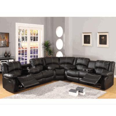 McFerran Home Furnishings Reclining Leather Sofa SF3591-S IMAGE 2