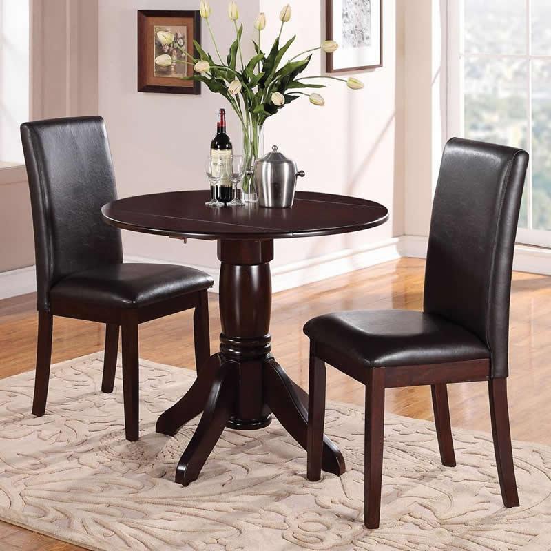 Acme Furniture Round Allie Dining Table with Pedestal Base 70630T IMAGE 2