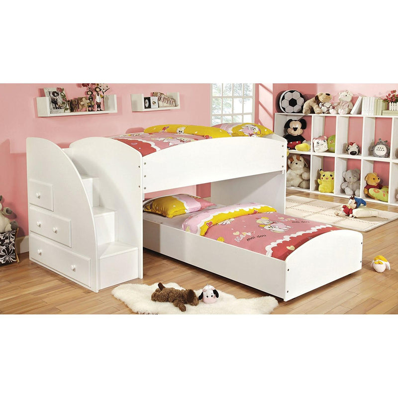 Furniture of America Kids Beds Loft Bed CM-BK921WH-T-BED IMAGE 2