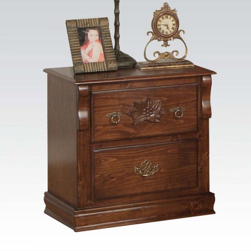 Acme Furniture Ponderosa 2-Drawer Nightstand 01723 IMAGE 1