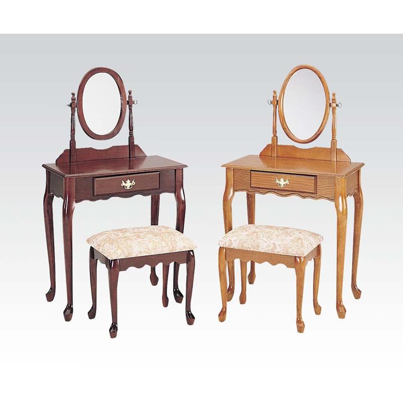 Acme Furniture 1-Drawer Vanity Set 02337A-CHERRY IMAGE 3