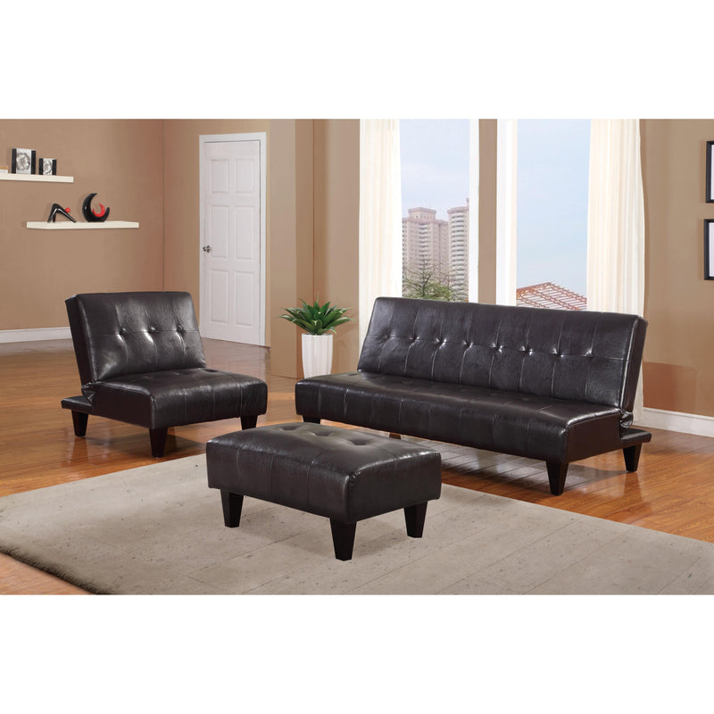 Acme Furniture Conrad Polyurethane Sofabed 05638 IMAGE 4