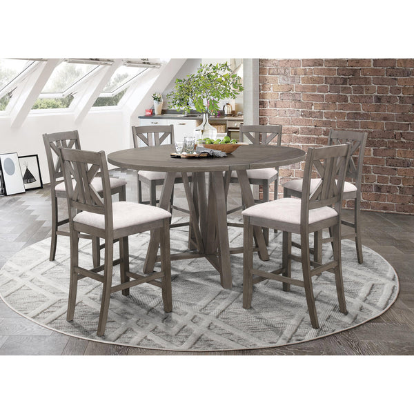 Coaster Furniture Athens 109858 7 pc Counter Height Dining Set IMAGE 1