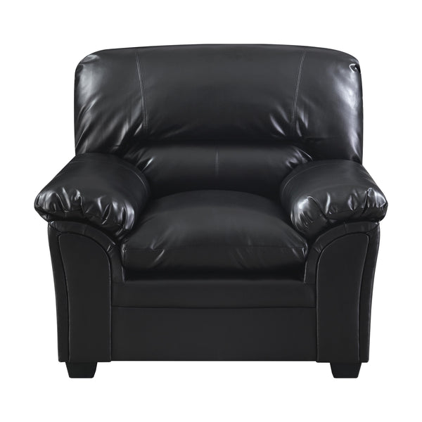 Homelegance Talon Stationary Bonded Leather Chair 8511BK-1 IMAGE 1
