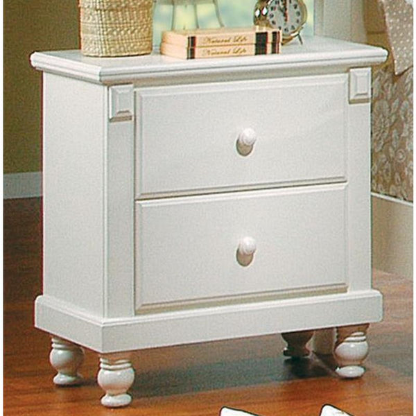 Homelegance Pottery 2-Drawer Nightstand 875W-4 IMAGE 1