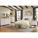 Signature Design by Ashley Willowton Queen Panel Bed B267-57/B100-31 IMAGE 4