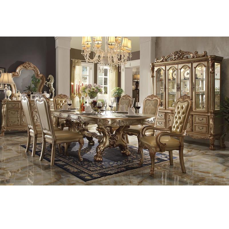 Acme Furniture Dresden Dining Table with Trestle Base 63150 IMAGE 2
