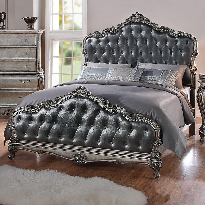 Acme Furniture Chantelle King Upholstered Bed 20537EK IMAGE 2
