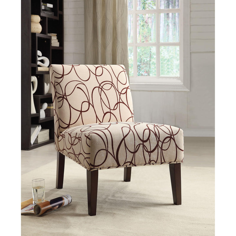 Acme Furniture Aberly Stationary Fabric Accent Chair 59070 IMAGE 1