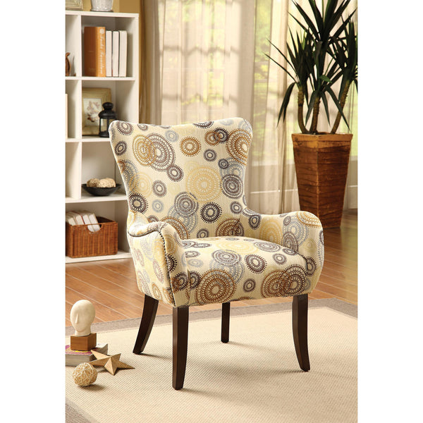 Acme Furniture Gabir Stationary Fabric Accent Chair 59077 IMAGE 1