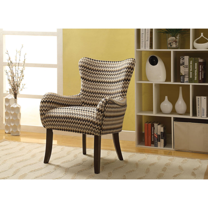 Acme Furniture Gabir Stationary Fabric Accent Chair 59398 IMAGE 1