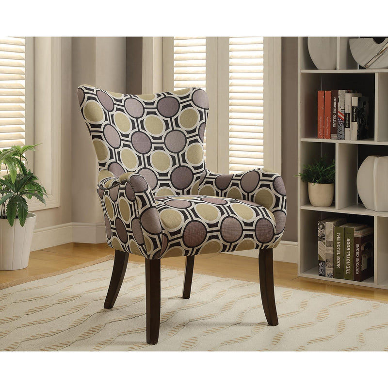 Acme Furniture Gabir Stationary Fabric Accent Chair 59402 IMAGE 1