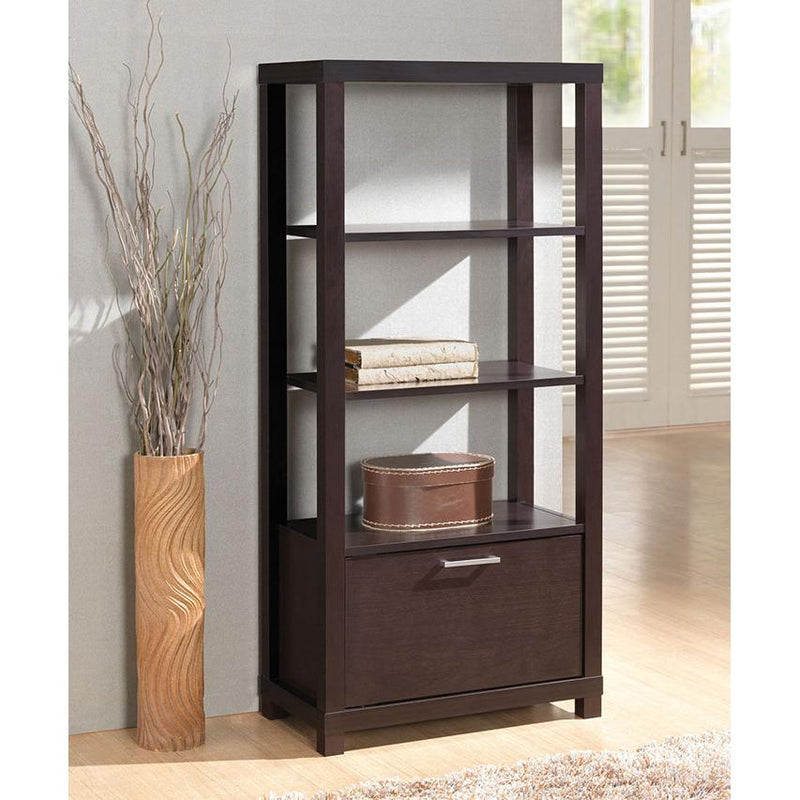 Acme Furniture Bookcases 3-Shelf 92065 IMAGE 1