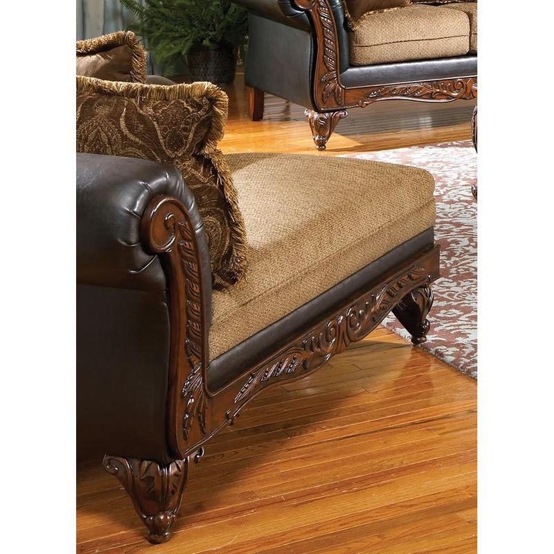 Acme Furniture Fairfax Polyurethane Chaise 50342 IMAGE 1