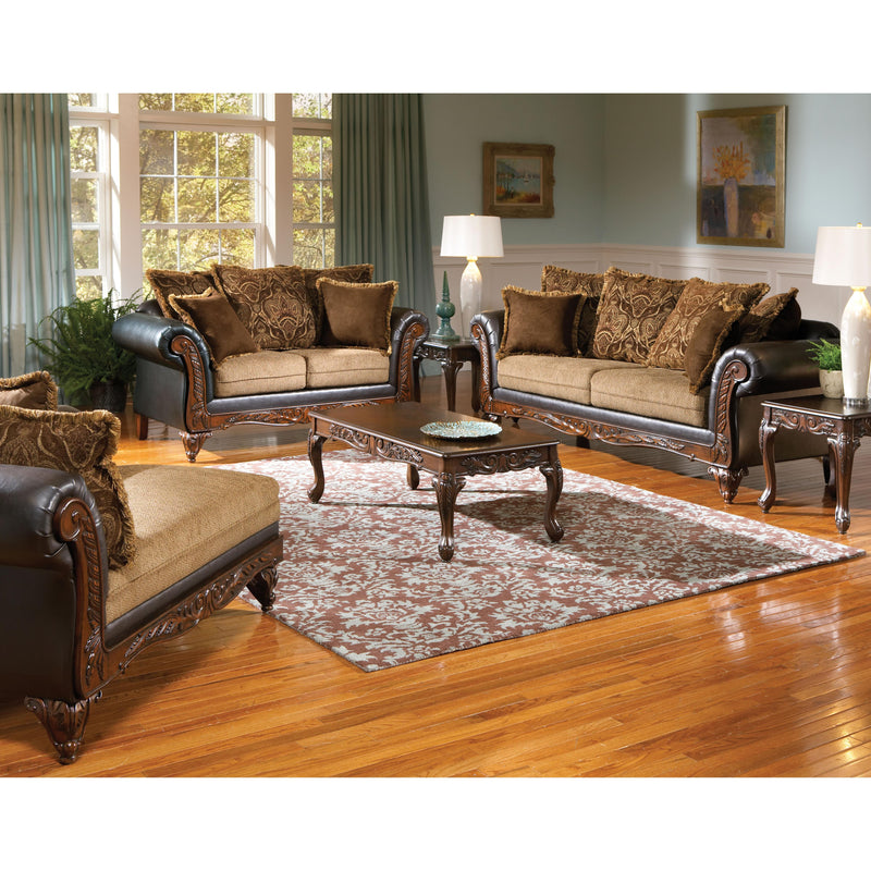 Acme Furniture Fairfax Polyurethane Chaise 50342 IMAGE 2