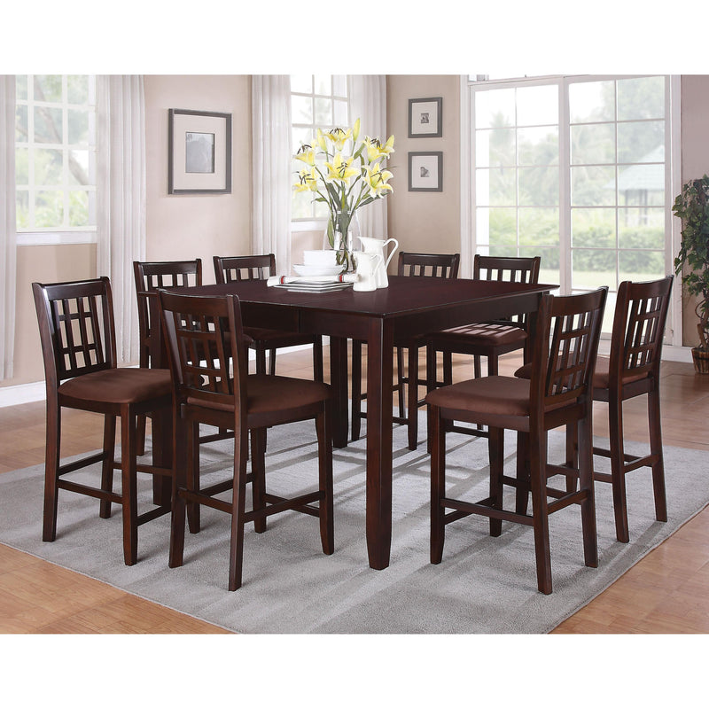 Acme Furniture Square Adalia Counter Height Dining Table 70680 IMAGE 3