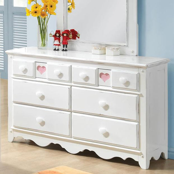 Acme Furniture Sweetheart 6-Drawer Kids Dresser 30177 IMAGE 1