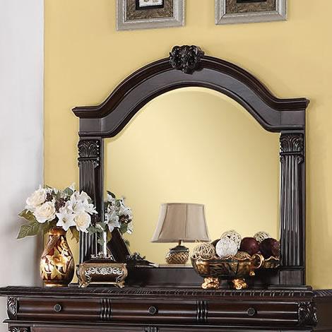 Acme Furniture Roman Empire Arched Dresser Mirror 19348 IMAGE 1