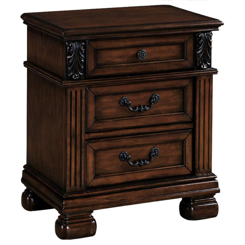 Acme Furniture Manfred 3-Drawer Nightstand 22773 IMAGE 1