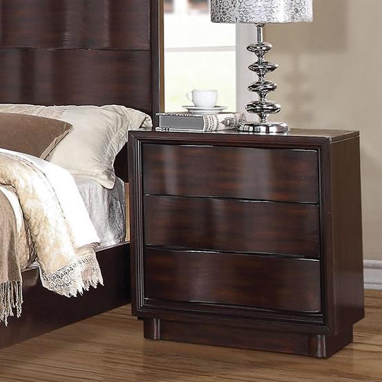 Acme Furniture Travell 3-Drawer Nightstand 20523 IMAGE 1