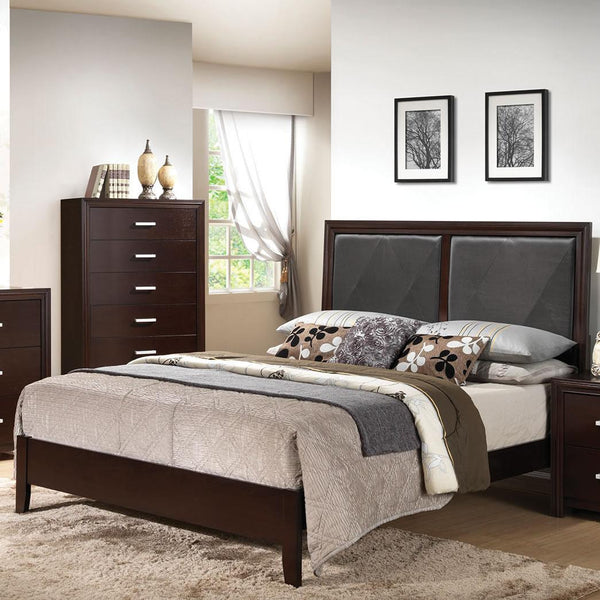 Acme Furniture Ajay Queen Upholstered Panel Bed 21420Q IMAGE 1