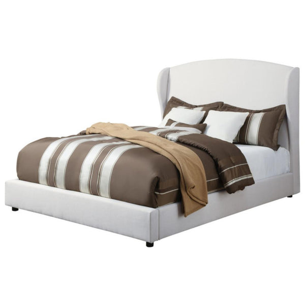 Acme Furniture Caroline Queen Upholstered Platform Bed 24640Q-HF/24641Q-R IMAGE 1