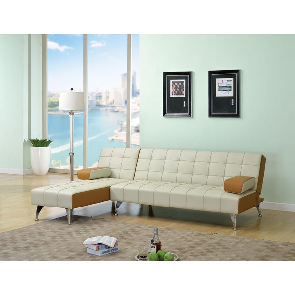 Acme Furniture Lytton Polyurethane Sleeper Sectional 57140 IMAGE 1