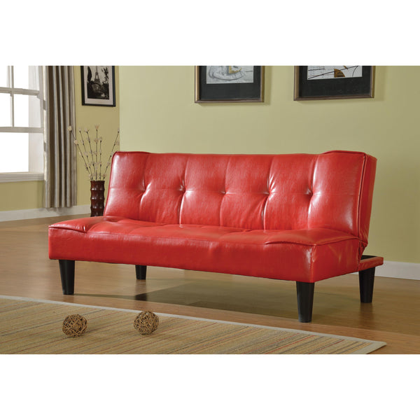 Acme Furniture Etta Leather look Sofabed 57077 IMAGE 1