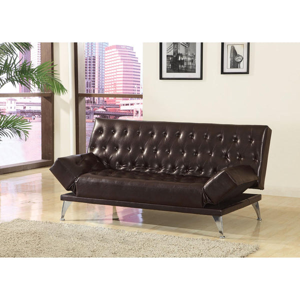 Acme Furniture Nasrin Leather look Sofabed 57088 IMAGE 1