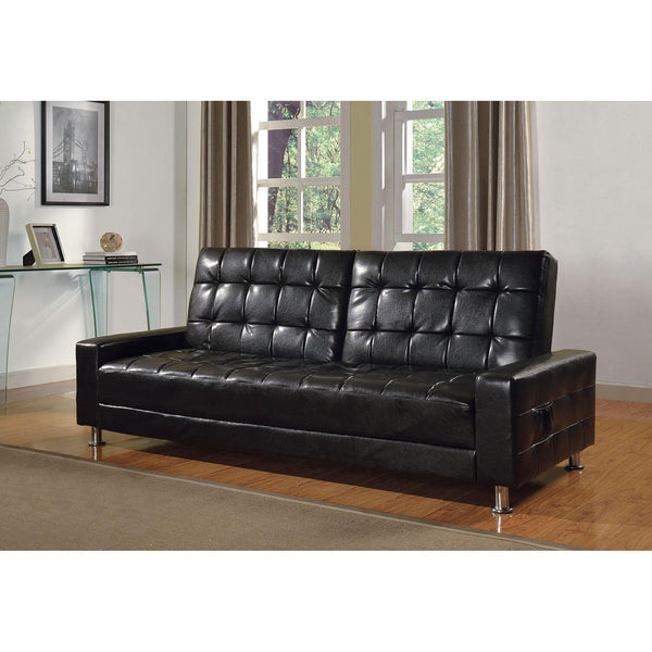 Acme Furniture Naeva Leather look Sofabed 57091 IMAGE 1