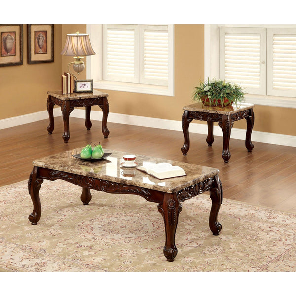 Furniture of America Lechester Occasional Table Set CM4487-3PK IMAGE 1