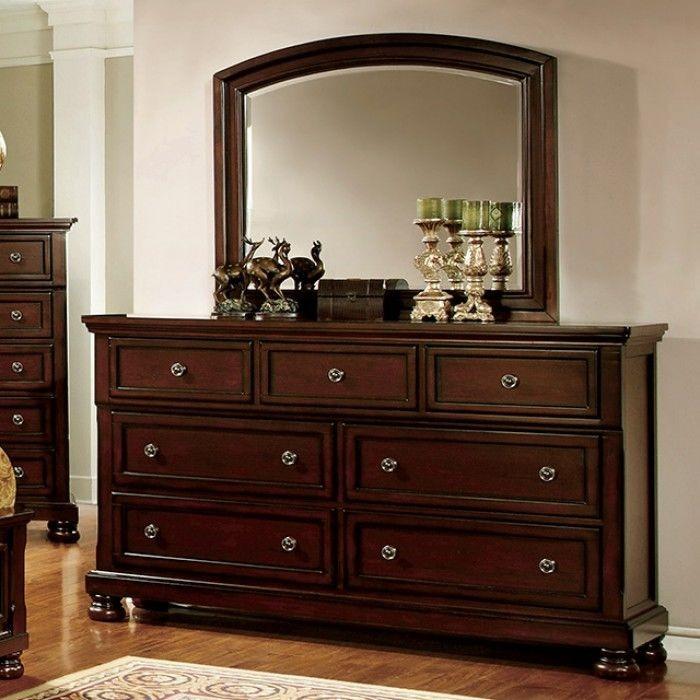 Furniture of America Northville Dresser Mirror CM7682M IMAGE 2
