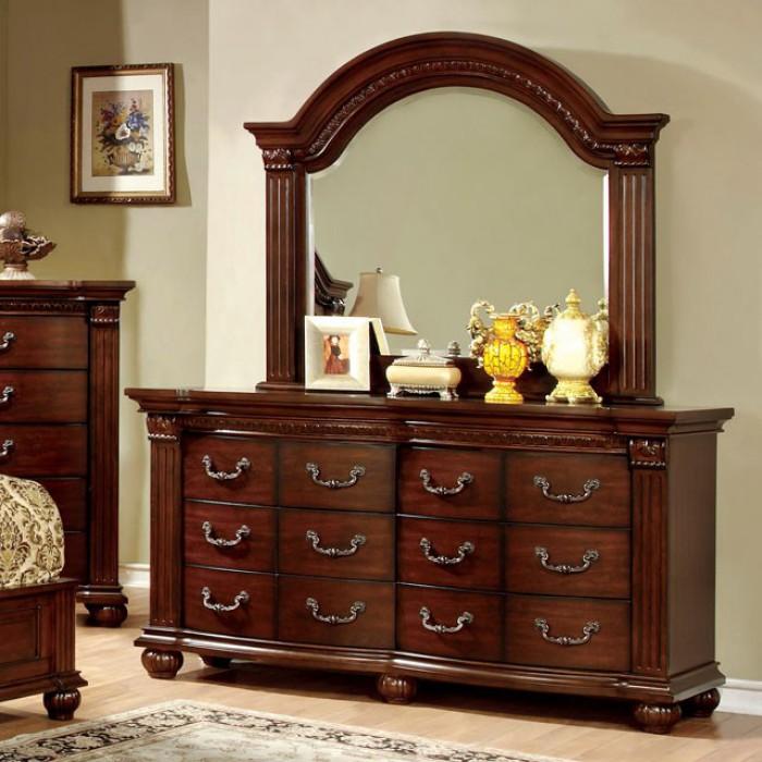 Furniture of America Grandom Arched Dresser Mirror CM7736M IMAGE 2