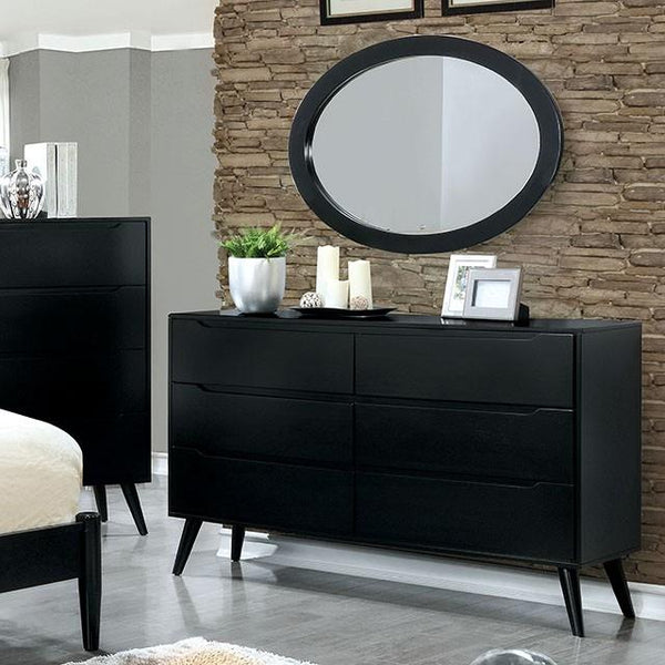 Furniture of America Lennart II 6-Drawer Dresser CM7386BK-D IMAGE 1