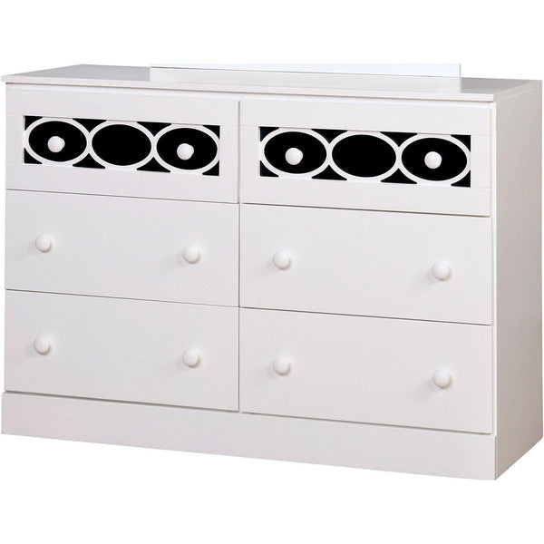 Furniture of America Cammi 6-Drawer Kids Dresser CM7853BL-D IMAGE 1