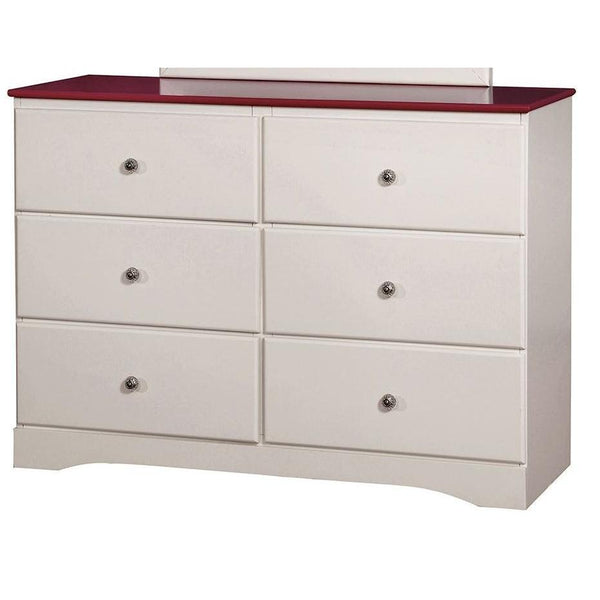 Furniture of America Kimmel 6-Drawer Kids Dresser CM7626PK-D IMAGE 1