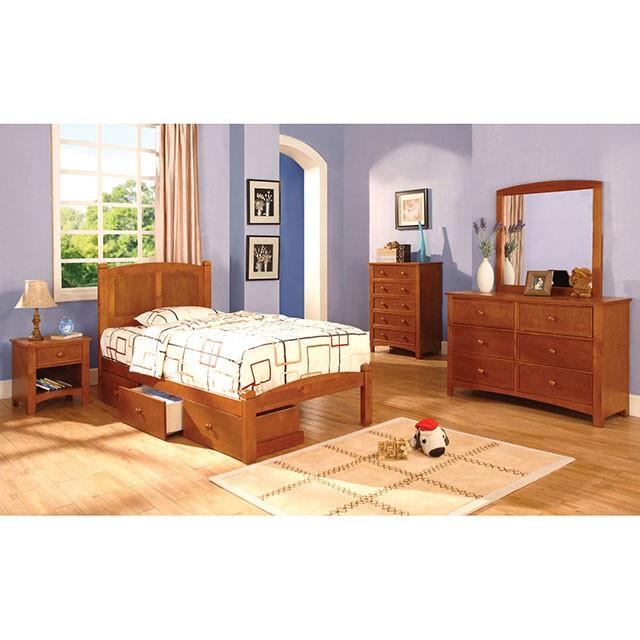 Furniture of America Omnus 5-Drawer Kids Chest CM7905OAK-C IMAGE 3